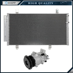 AC Condenser & AC Compressor Cooling Kit For 2007-2009 Toyota Camry 6B93BC-57