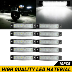 10 Pods LED Rock Underbody Wheel Lights For Jeep Offroad Truck UTV ATV Boat EOA 6B93BC-57