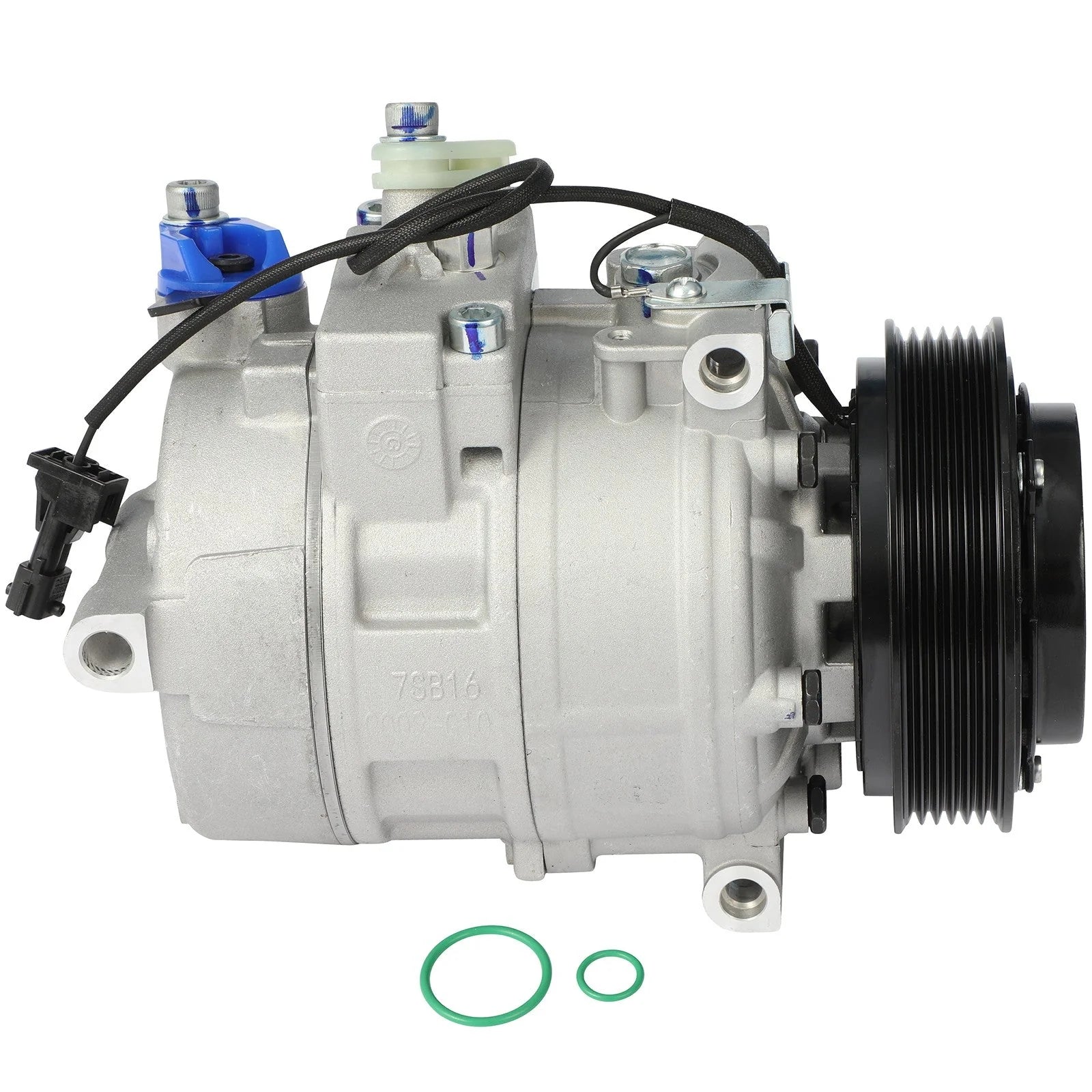 1x AC Compressor with Clutch for Saab 9-5 2003-2009 L4 2.3L 5046891 5048095 KOEEP [2]