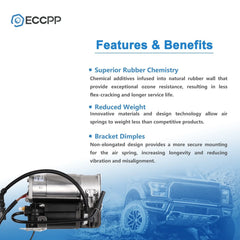 1x Air Suspension Compressor Pump For Continental Flying Spur Volkswagen Phaeton 6B93BC-57 [2]