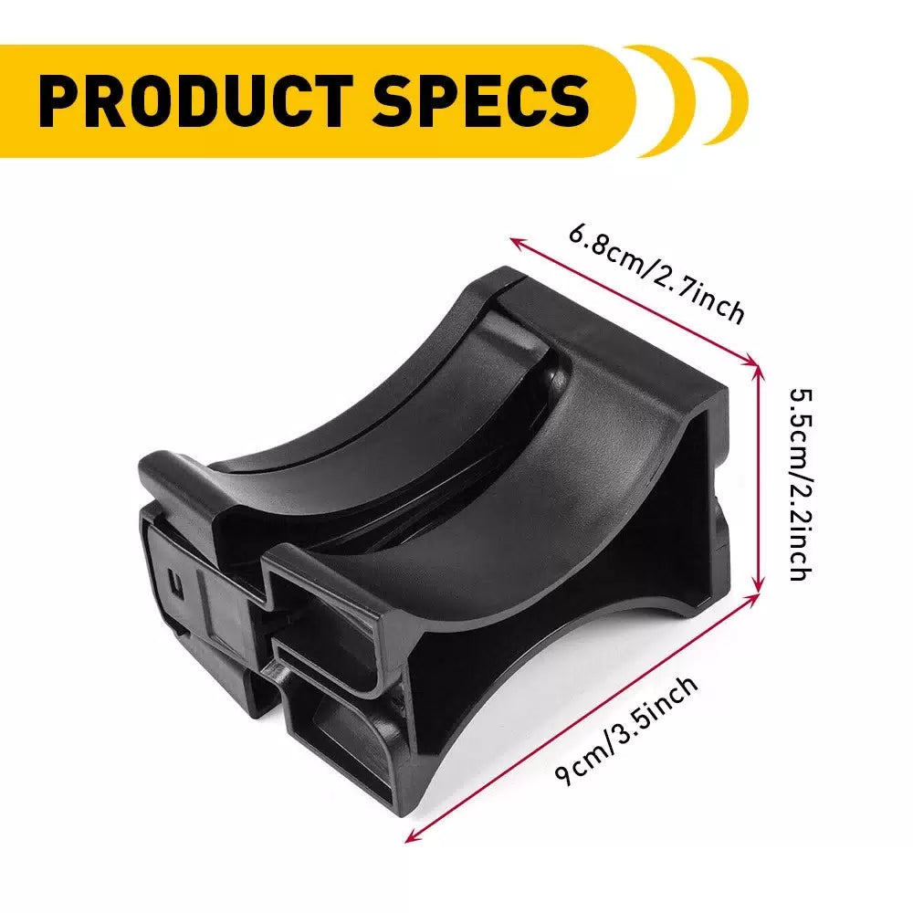 2005-2009 fits Tacoma Center Console Cup Holder Divider Insert Drink Black 6B93BC-57 [7]