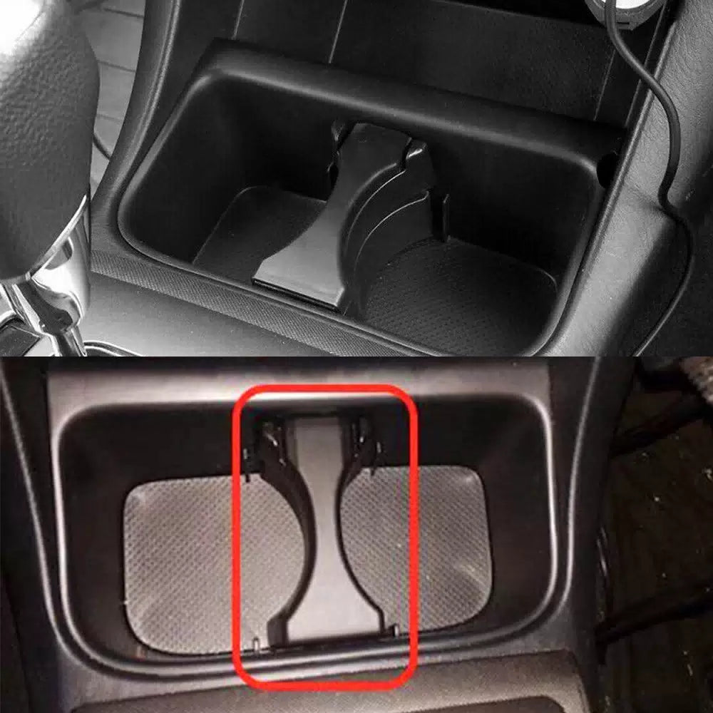 2005-2009 fits Tacoma Center Console Cup Holder Divider Insert Drink Black 6B93BC-57 [9]