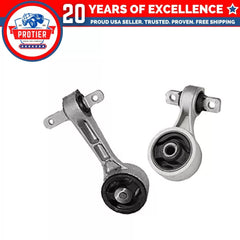 2006-2010 Honda Civic 1.8L for Manual Torque Strut Motor Mount Set 2PCS 6B93BC-57 [1]