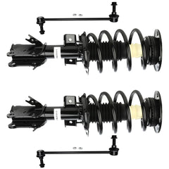 2013-2018 For Ford Fusion Awd/4Wd Front Complete Strut Coil Spring Sway Bar Link KOEEP [1]