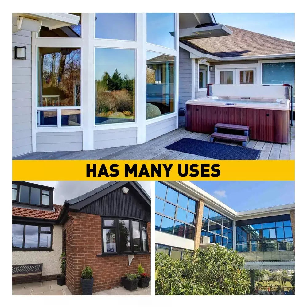 20"in (10') x10'Ft Window Tint One Way Mirror UV Privacy Heat Car Home Office 1x 6B93BC-57 [2]