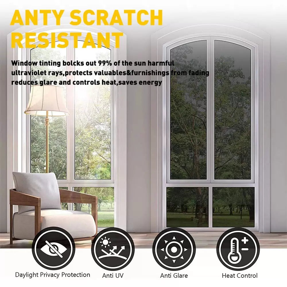 20"in (10') x10'Ft Window Tint One Way Mirror UV Privacy Heat Car Home Office 1x 6B93BC-57 [4]