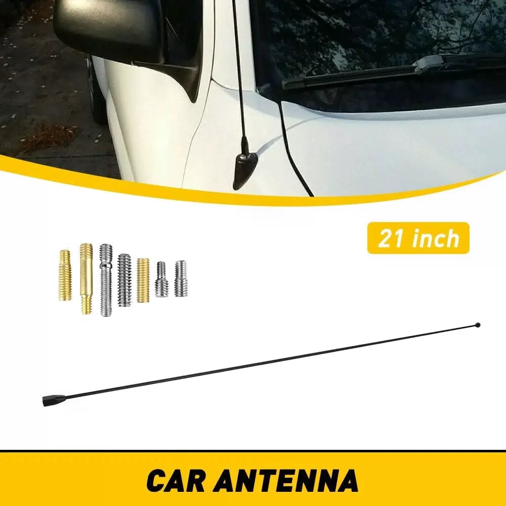 21" Black Stainless Antenna Mast Power Radio AM/FM for TOYOTA TACOMA 1995-2016 A 6B93BC-57 [10]