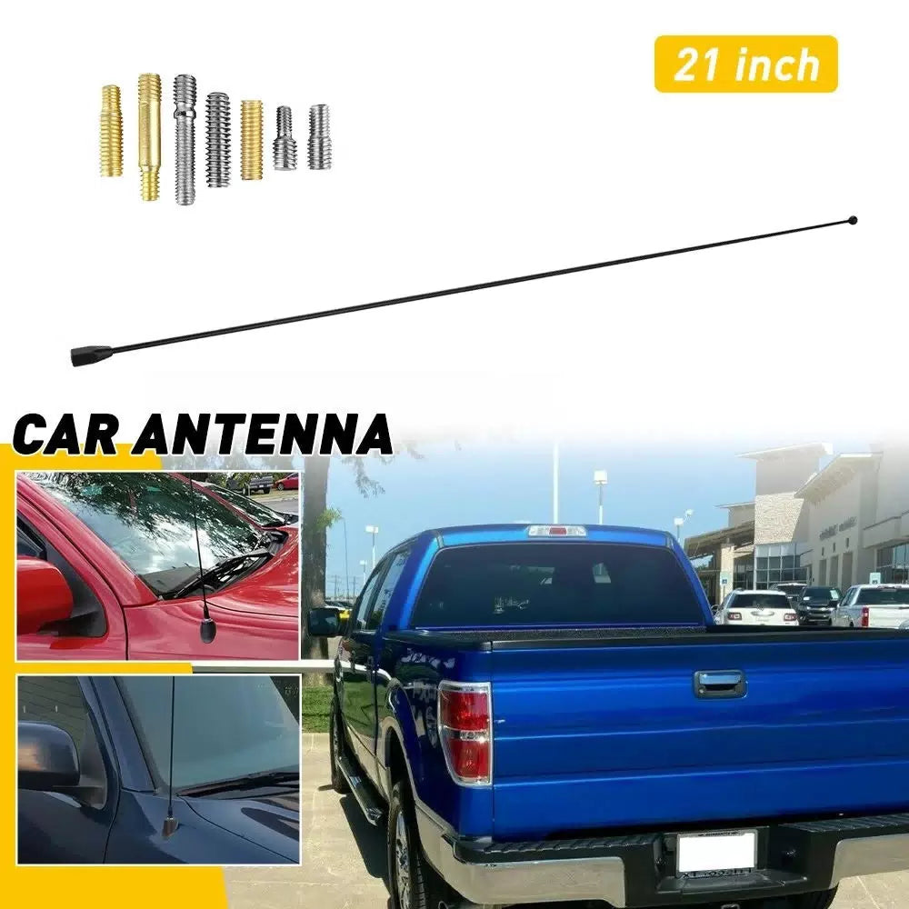 21" Black Stainless Antenna Mast Power Radio AM/FM for TOYOTA TACOMA 1995-2016 A 6B93BC-57 [9]