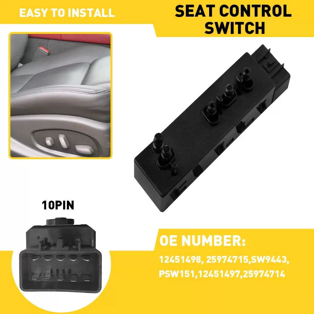 25974715 Passenger Side Power Seat Switch Fits For Chevrolet Camaro Buick GMC EA 6B93BC-57 [10]