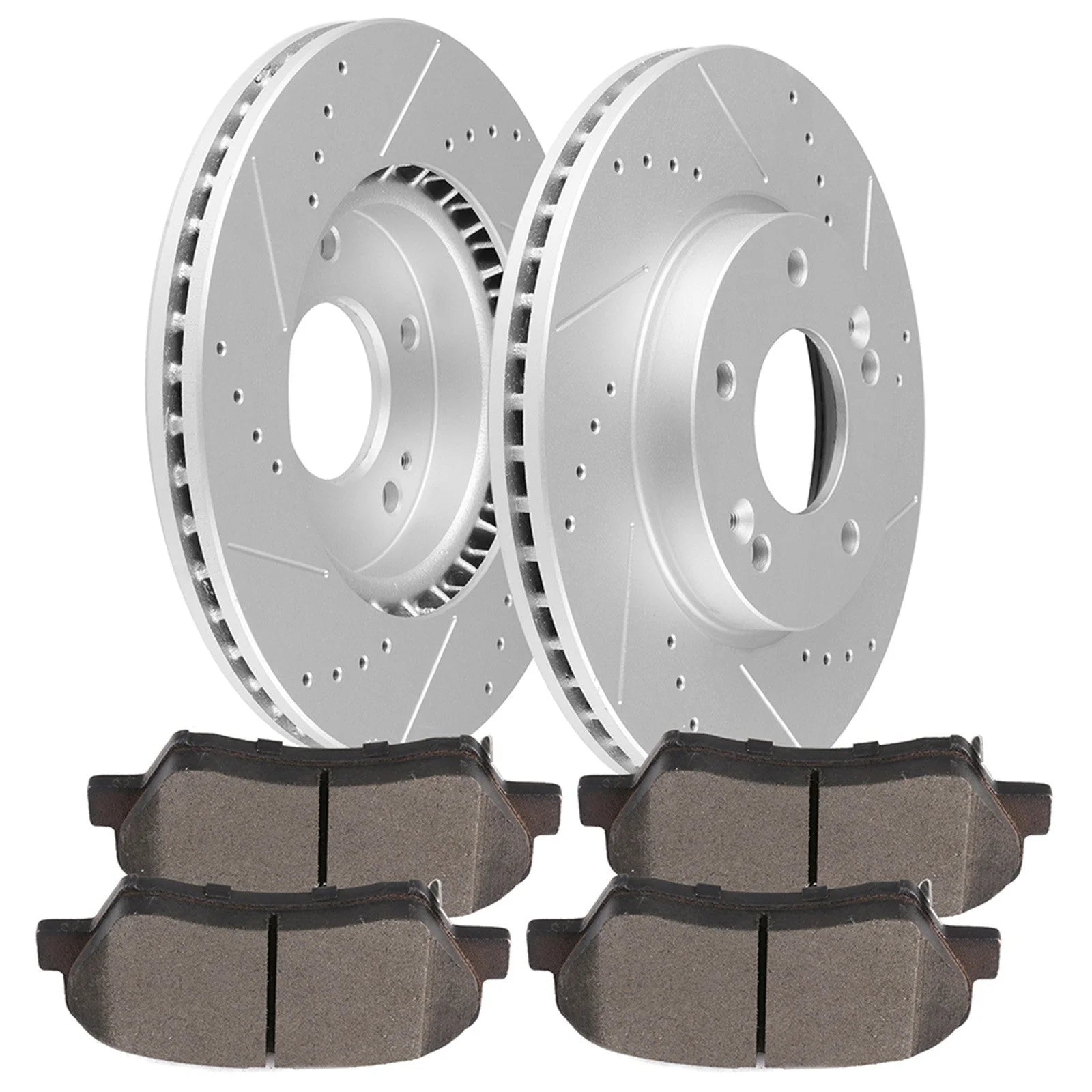 280mm Front Disc Rotors + Ceramic Brake Pad for Hyundai Elantra Kia Forte Forte5 KOEEP [1]