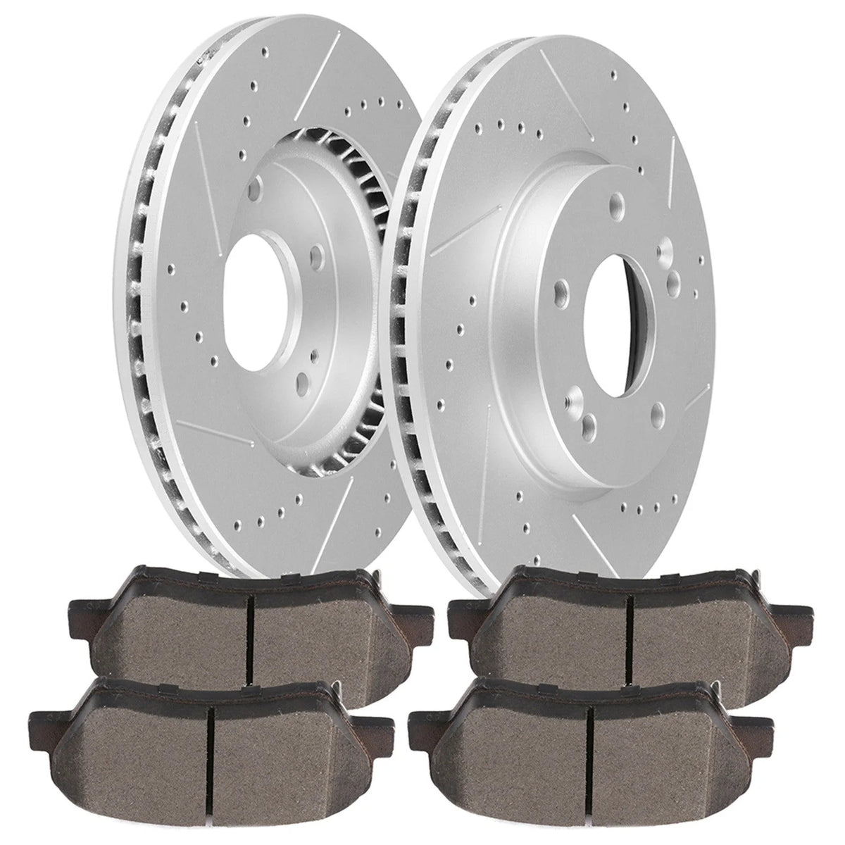 280mm Front Disc Rotors + Ceramic Brake Pad for Hyundai Elantra Kia Forte Forte5 KOEEP [1]