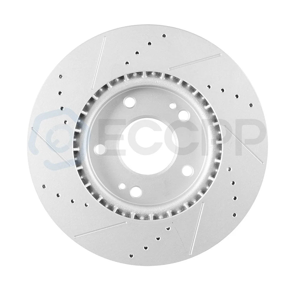 280mm Front Disc Rotors + Ceramic Brake Pad for Hyundai Elantra Kia Forte Forte5 KOEEP [5]