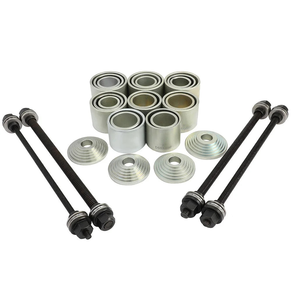 28PCS Press and Pull Sleeve Kit Bush Bearing Removal Kit Steel Case KOEEP [3]