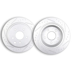 296mm Front 291mm Rear Drilled Rotors Brake Pads for 2007 - 2013 Nissan Altima KOEEP [3]