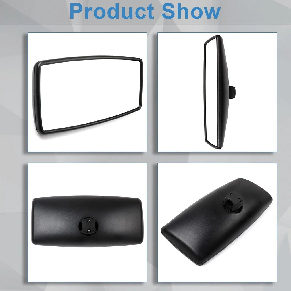 2PCS Black Main Mirrors For 02-18 International Durastar 4200 4300 4400 LH or RH KOEEP [4]