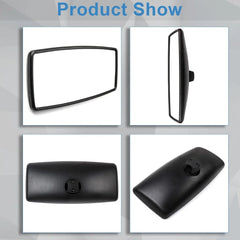 2PCS Black Main Mirrors For 02-18 International Durastar 4200 4300 4400 LH or RH KOEEP [4]