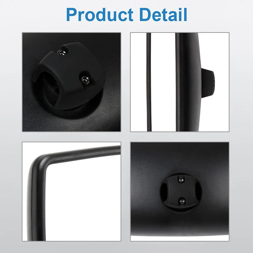 2PCS Black Main Mirrors For 02-18 International Durastar 4200 4300 4400 LH or RH KOEEP [7]