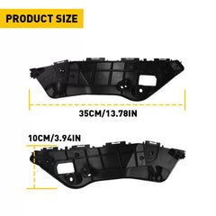 2PCS Bumper Bracket Retainers For 2013-2018 Toyota RAV4 Side Cover Reinforcement 6B93BC-57 [2]