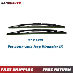 2PCS For 2007-2018 Jeep Wrangler JK Front Windshield Wiper Blades 1AMWC015BA 6B93BC-57 [1]