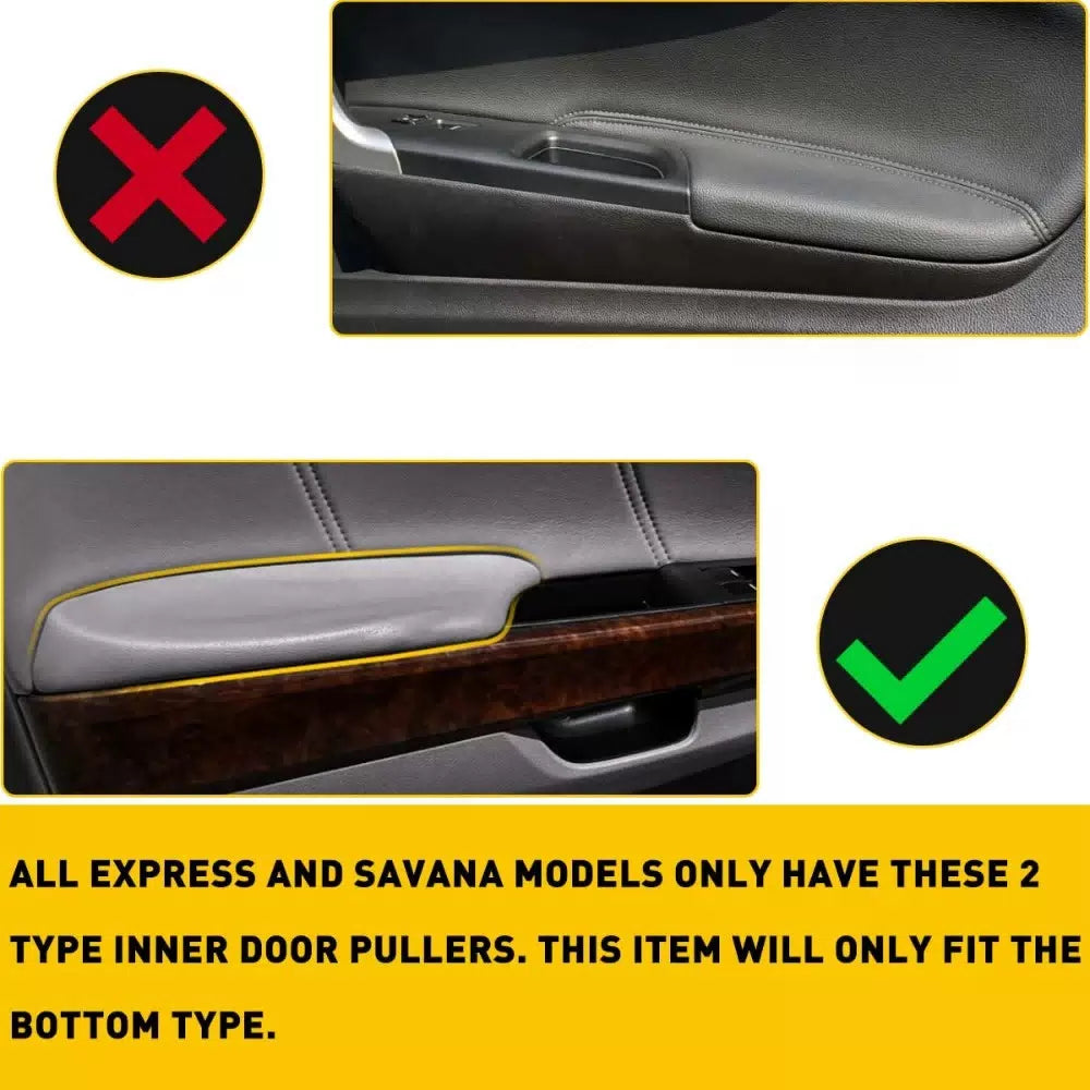 2PCS For Honda Accord 2008 - 2012 Sedan Panel Door Armrest Leather Left & Right 6B93BC-57 [5]