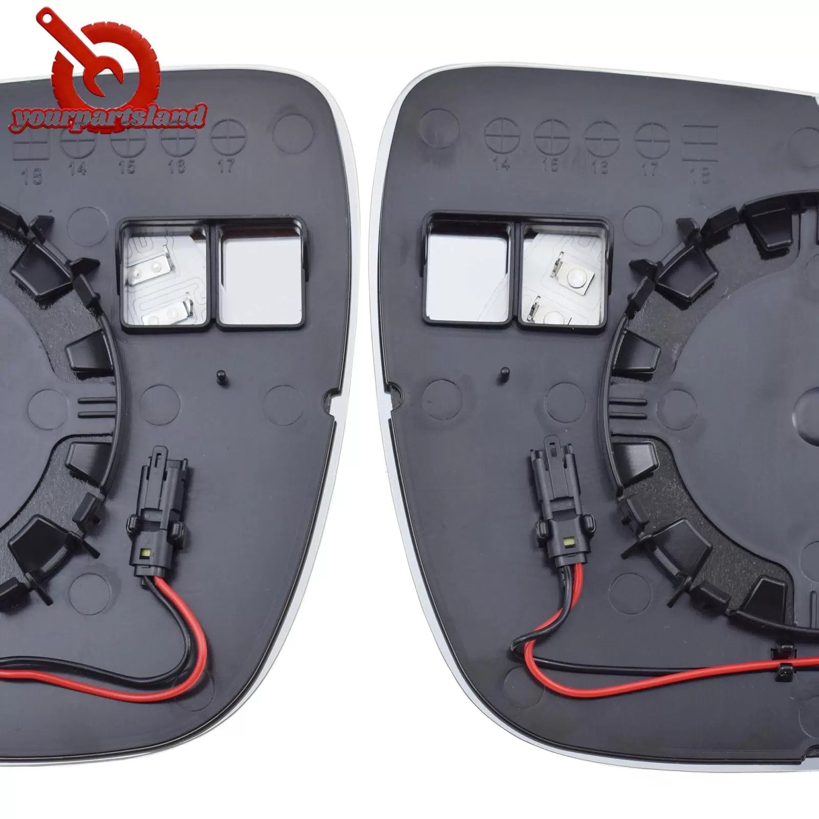 2PCS For KIA Sorento 2016-2020 Left Right Heated Rearview Mirror Glass With BSD 6B93BC-57 [6]