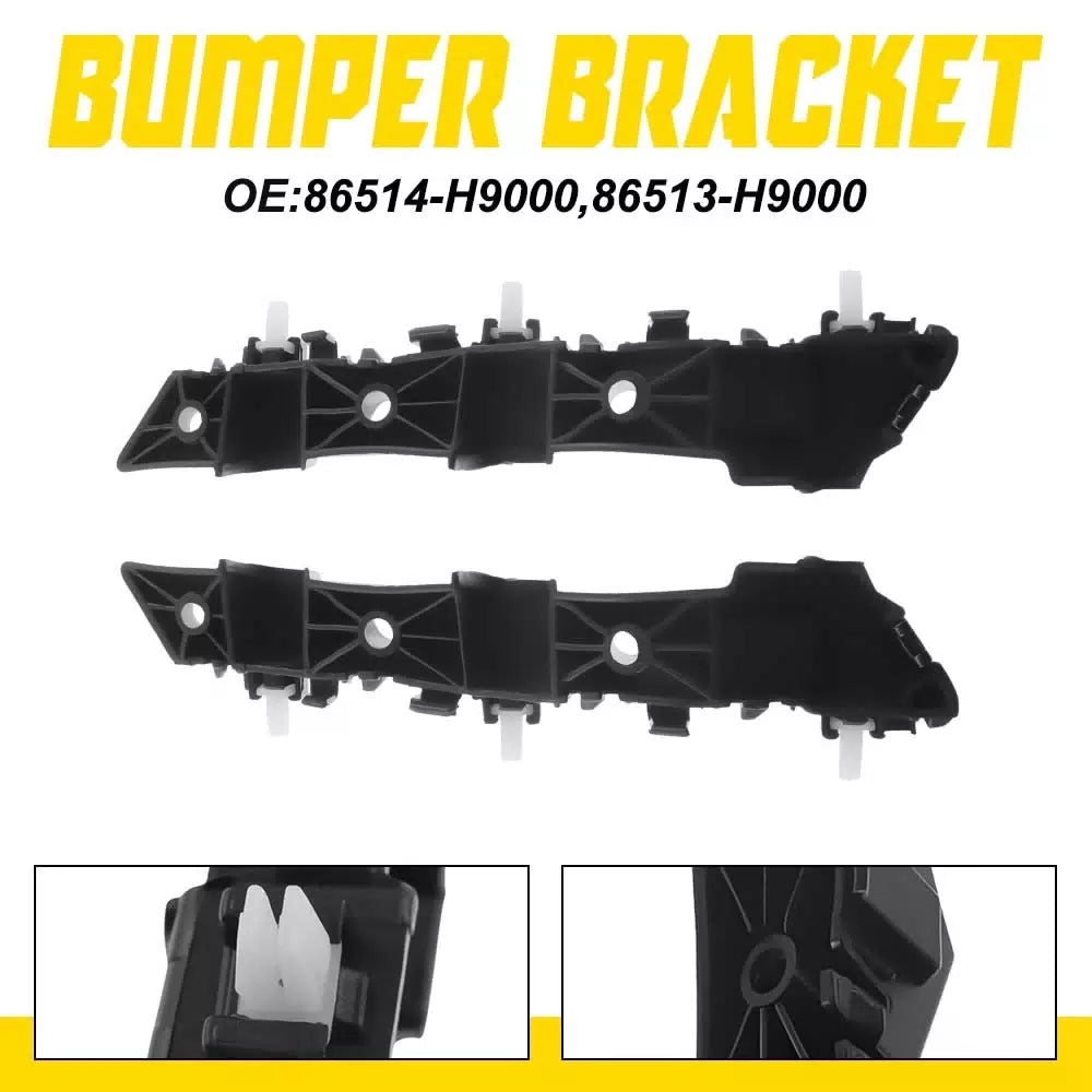 2PCS For Kia Rio 2018 2019 2020 Front Bumper Support Mounting Brackets LH RH EOA 6B93BC-57 [1]