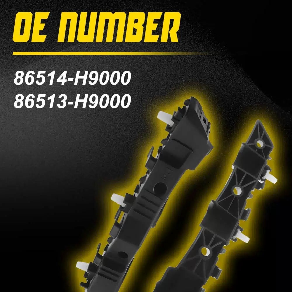2PCS For Kia Rio 2018 2019 2020 Front Bumper Support Mounting Brackets LH RH EOA 6B93BC-57 [8]