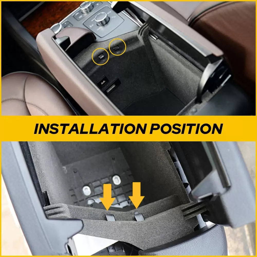 2PCS For Mercedes-Benz W166 W292 X166 GL Center Console Armrest Latch Clip R+L A 6B93BC-57 [6]