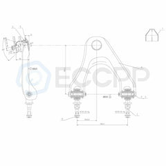 2PCS Front Upper Control Arms Kit For 1994-1997 Honda Accord & Odyssey 6B93BC-57 [2]