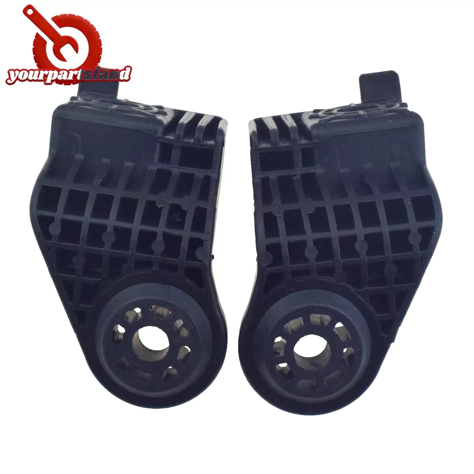 2PCS Upper Radiator Insulator Mount Bracket for Terrain Equinox 18-22 84981711 6B93BC-57 [2]