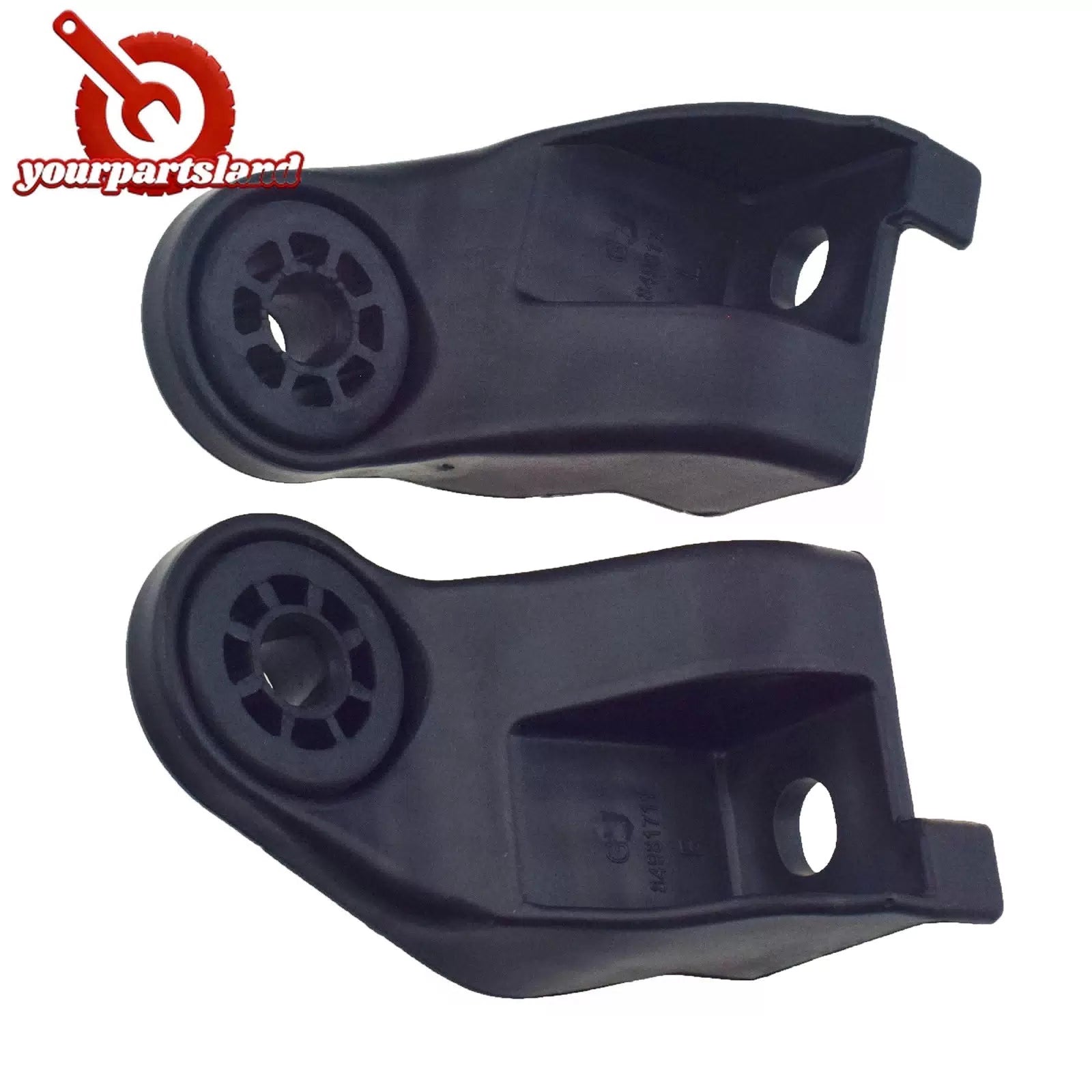 2PCS Upper Radiator Insulator Mount Bracket for Terrain Equinox 18-22 84981711 6B93BC-57 [8]