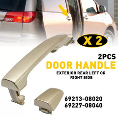 2PC For Toyota Sienna 2004-2010 Gold Shadow Pearl Outside Door Handle Rear L & R 6B93BC-57 [1]