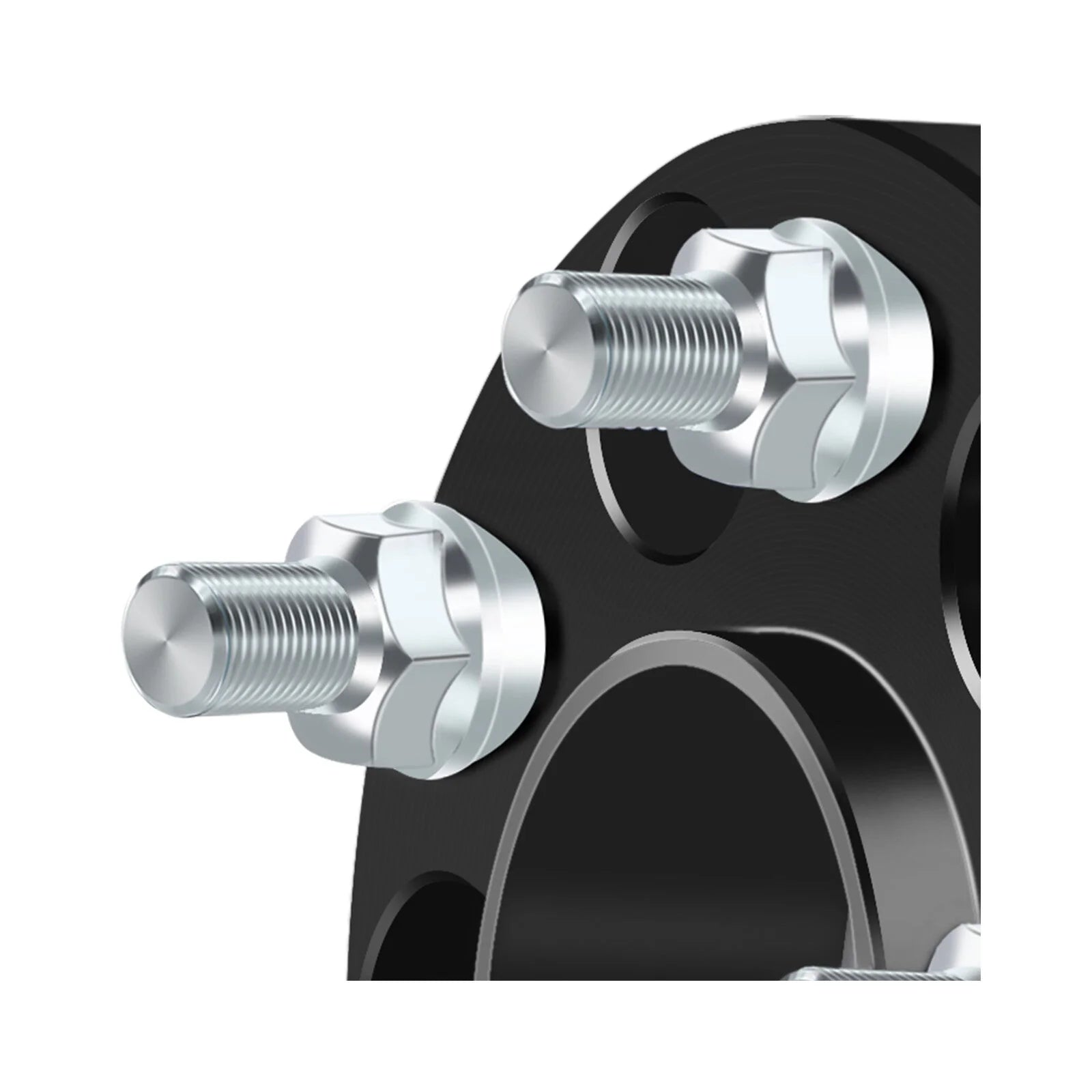 2P 1" 5x4.5 Hub Centric Wheel Spacers 12x1.5 For Ford Escape Fusion Jeep Patriot KOEEP [10]