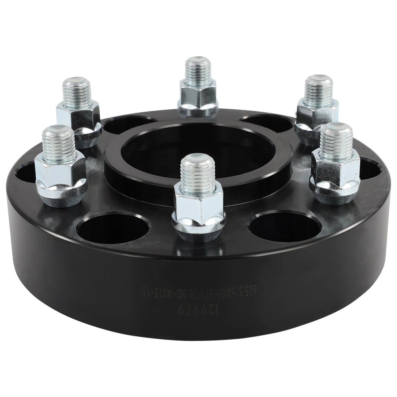 2Pc 1.5" 6x5.5 to 6x135 Hubcentric Wheel Adapters 14x1.5 For Chevy to F150 6 Lug 6B93BC-57 [6]
