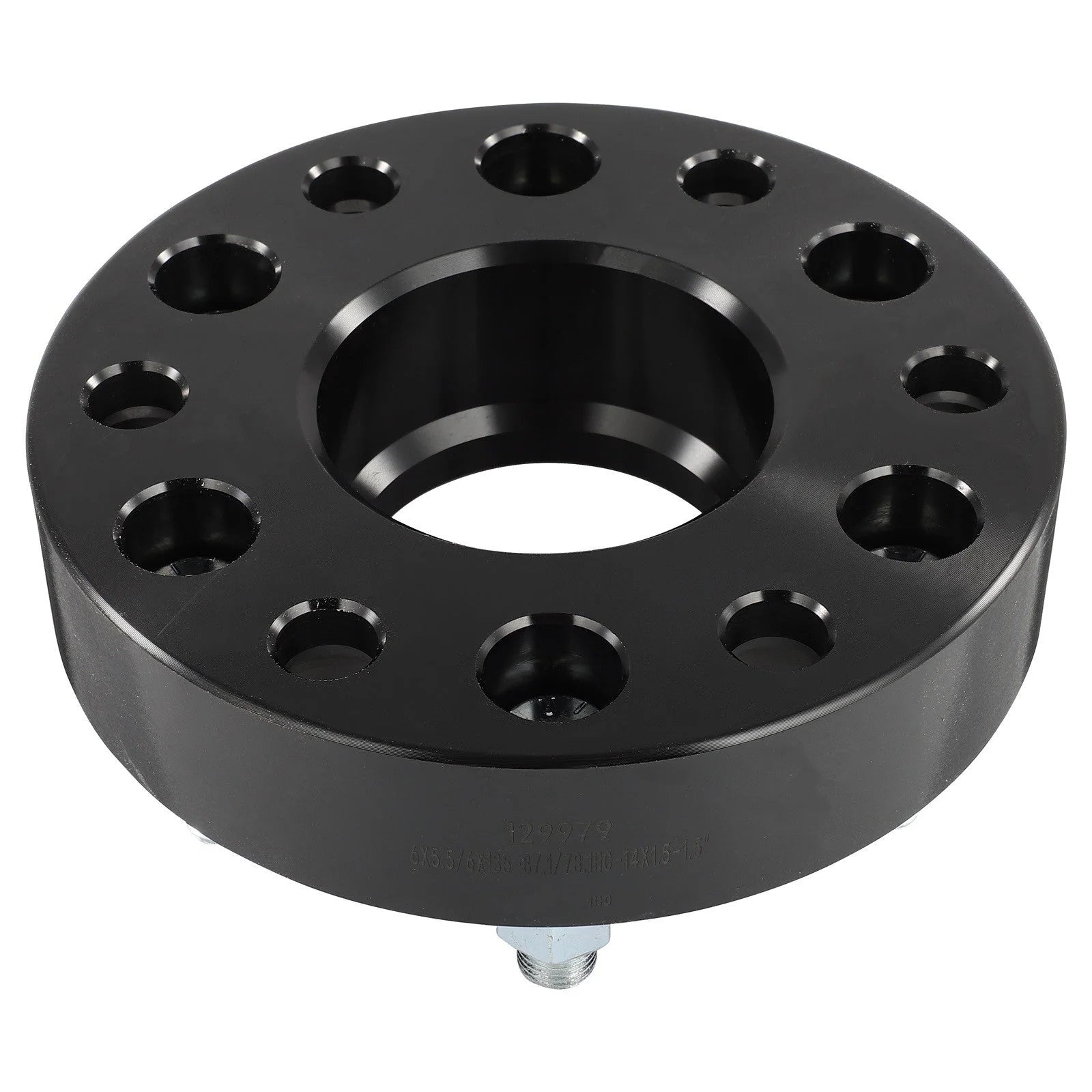 2Pc 1.5" 6x5.5 to 6x135 Hubcentric Wheel Adapters 14x1.5 For Chevy to F150 6 Lug 6B93BC-57 [8]