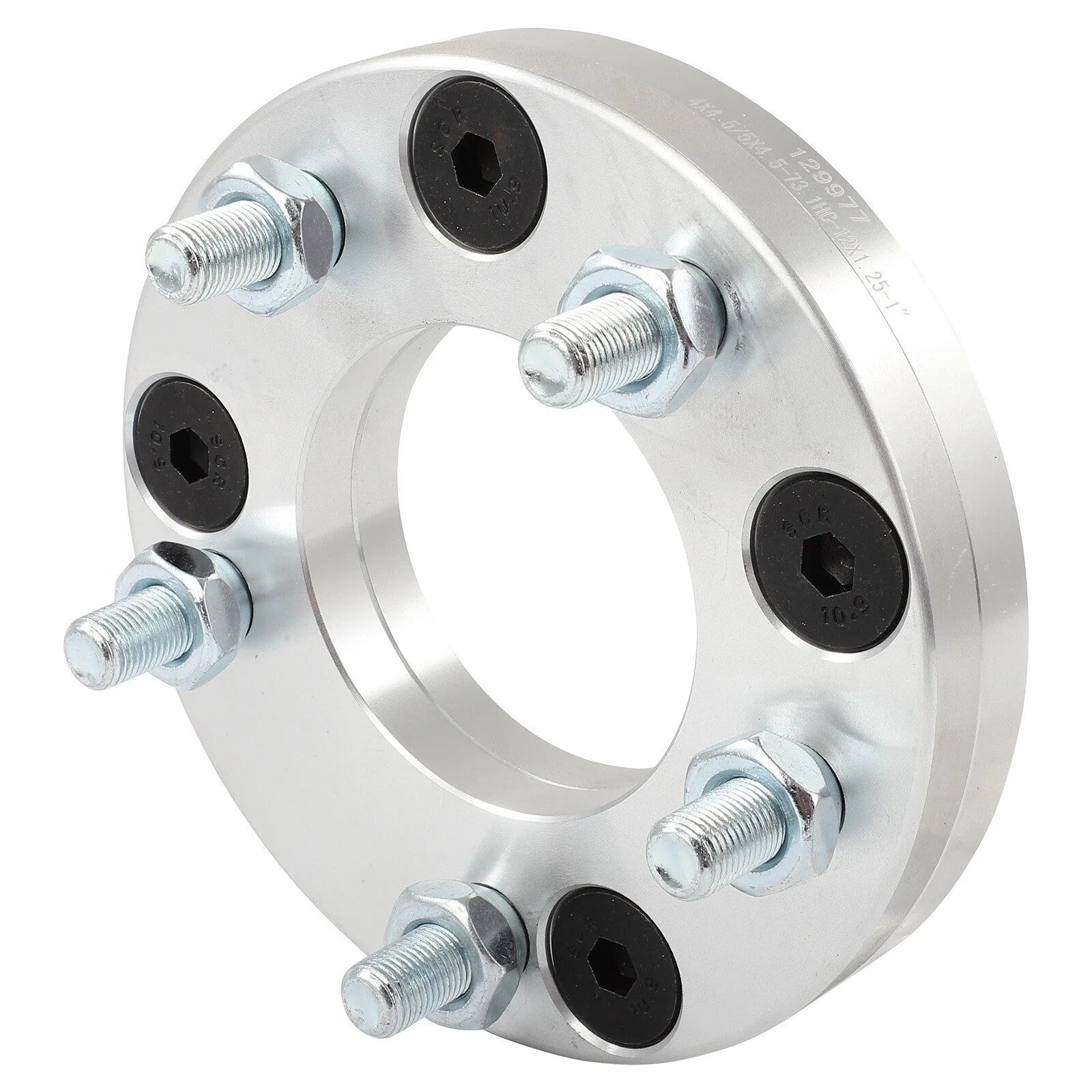 2Pc 1" 4x114.3 to 5x114.3 Wheel Adapters 12x1.25 For Nissan 4 Lug to 5 Lug Wheel KOEEP [11]