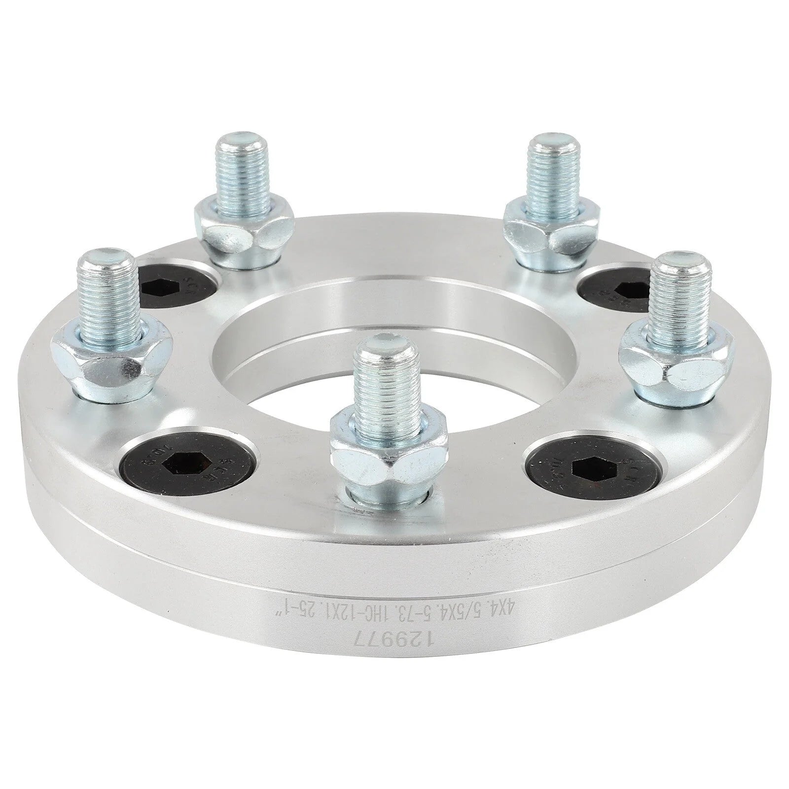 2Pc 1" 4x114.3 to 5x114.3 Wheel Adapters 12x1.25 For Nissan 4 Lug to 5 Lug Wheel KOEEP [6]