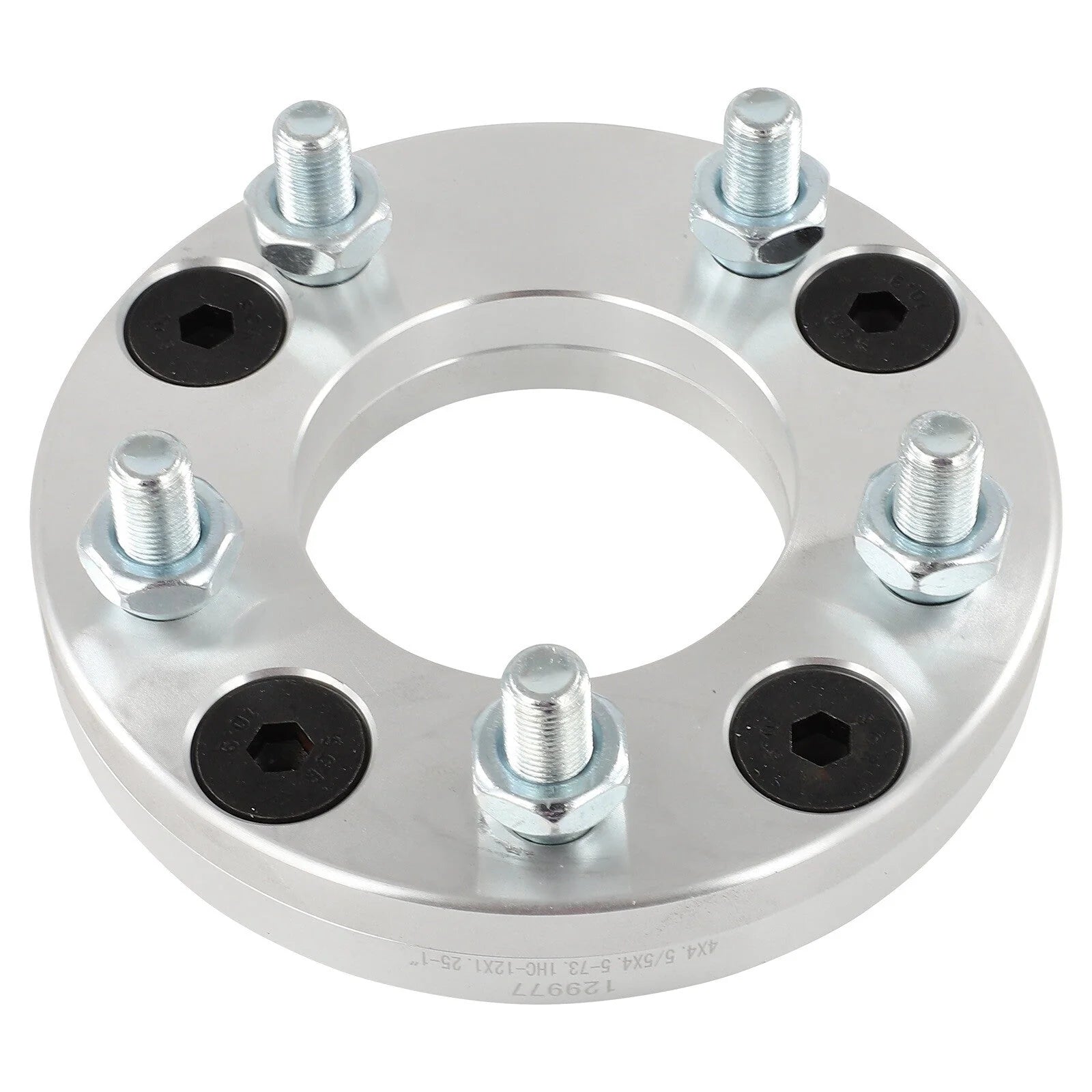 2Pc 1" 4x114.3 to 5x114.3 Wheel Adapters 12x1.25 For Nissan 4 Lug to 5 Lug Wheel KOEEP [7]