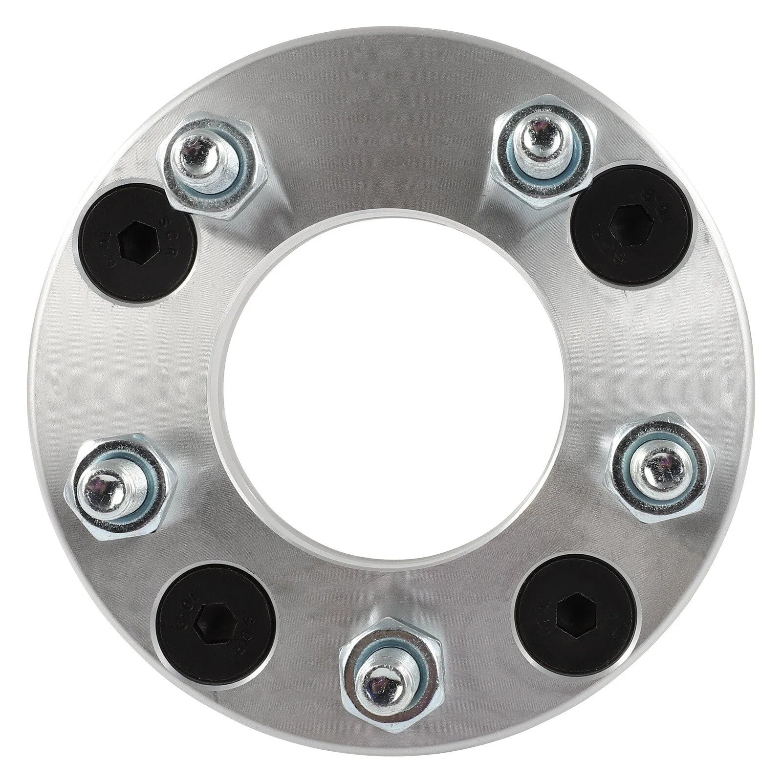 2Pc 1" 4x114.3 to 5x114.3 Wheel Adapters 12x1.25 For Nissan 4 Lug to 5 Lug Wheel KOEEP [9]