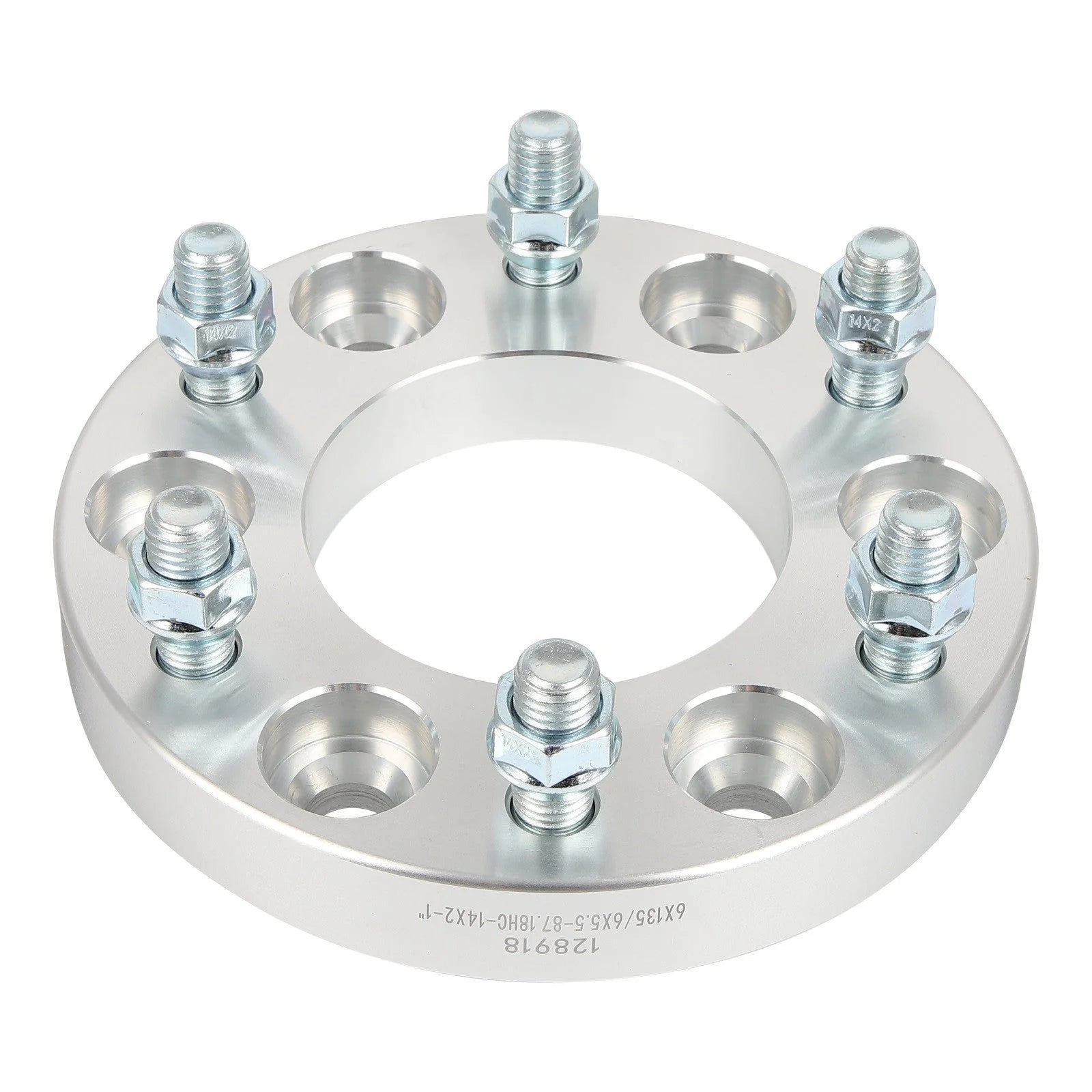 2Pc 1" 6x135 to 6x5.5 Conversion Wheel Adapters For Ford F150 to Chevy GMC 6 Lug 6B93BC-57 [6]