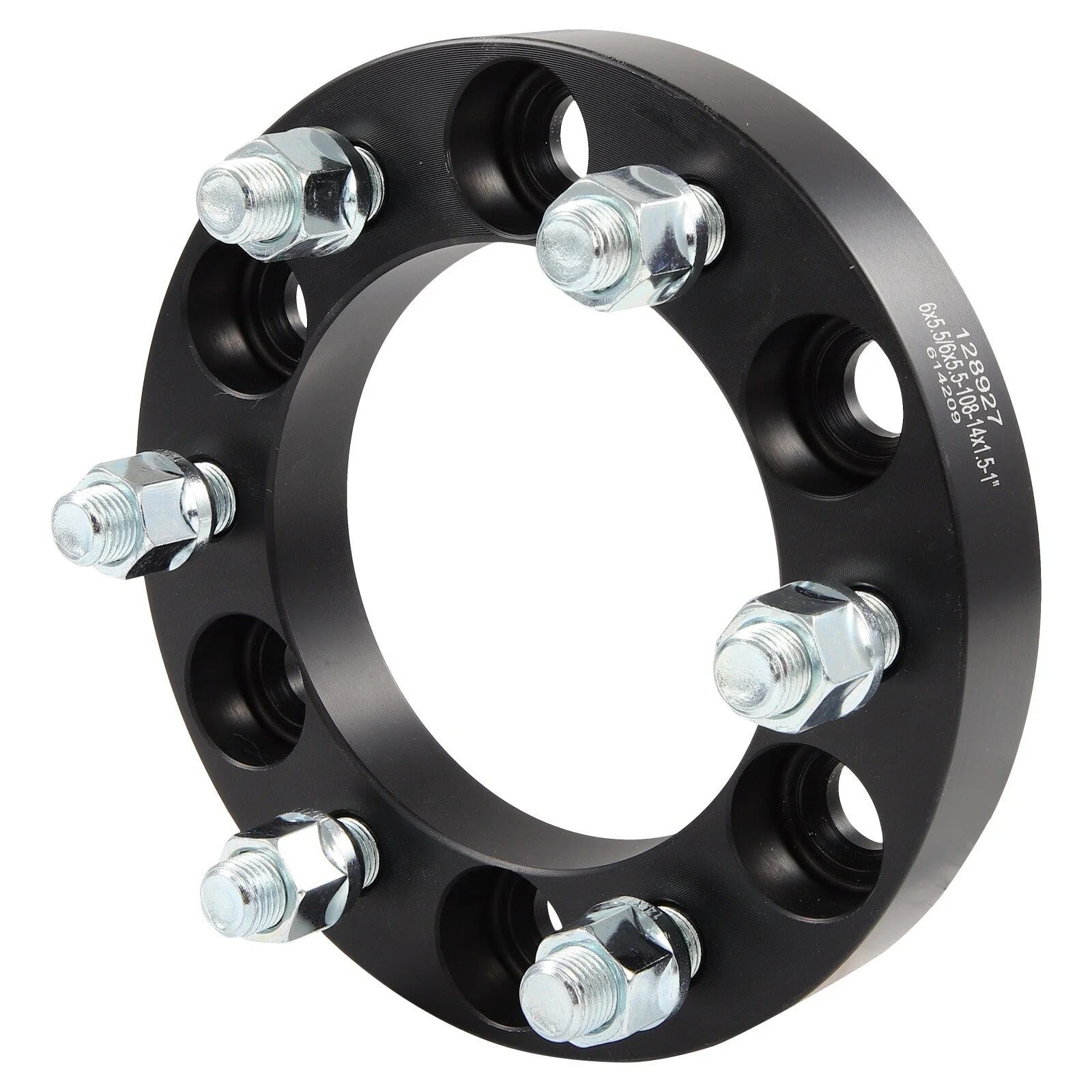 2Pc 1" 6x5.5 Wheel Spacers 14x1.5 For Chevy Silverado 1500 Tahoe GMC Yukon 6 Lug 6B93BC-57 [10]