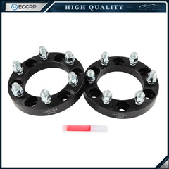 2Pc 1" 6x5.5 Wheel Spacers 14x1.5 For Chevy Silverado 1500 Tahoe GMC Yukon 6 Lug 6B93BC-57 [1]