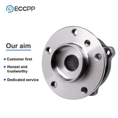 2Pc Wheel Hub Bearings Front AWD For 2008 2009 2010-2018 BMW X5 X6 xDrive Models 6B93BC-57 [4]