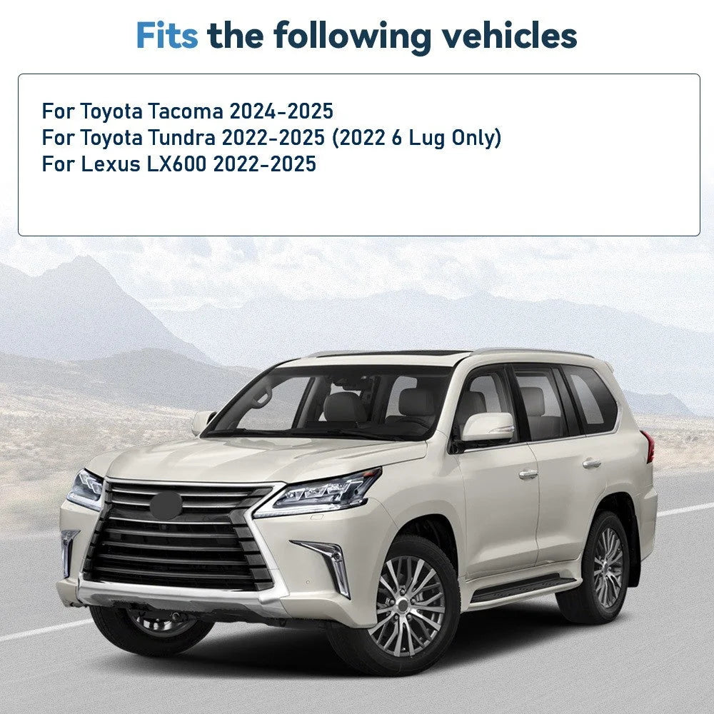 2Pcs 1.25" 6x5.5 Hub Centric Wheel Spacers 14x1.5 For Toyota Tundra 2022-2025 6B93BC-57 [3]