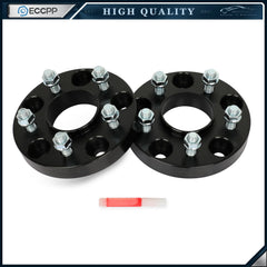 2Pcs 1" 5x5 to 5x4.5 Conversion Wheel Adapters 1/2"x20 For Jeep 5x127 to 5x114.3 6B93BC-57 [1]