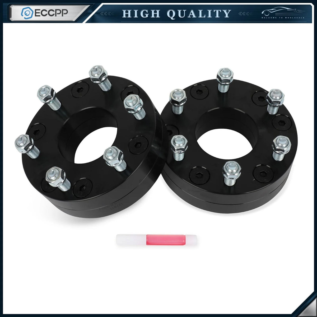 2Pcs 2" 5x5 to 6x5.5 Conversion Wheel Adapters For Jeep 5 Lug to Chevy GMC 6 Lug KOEEP [1]