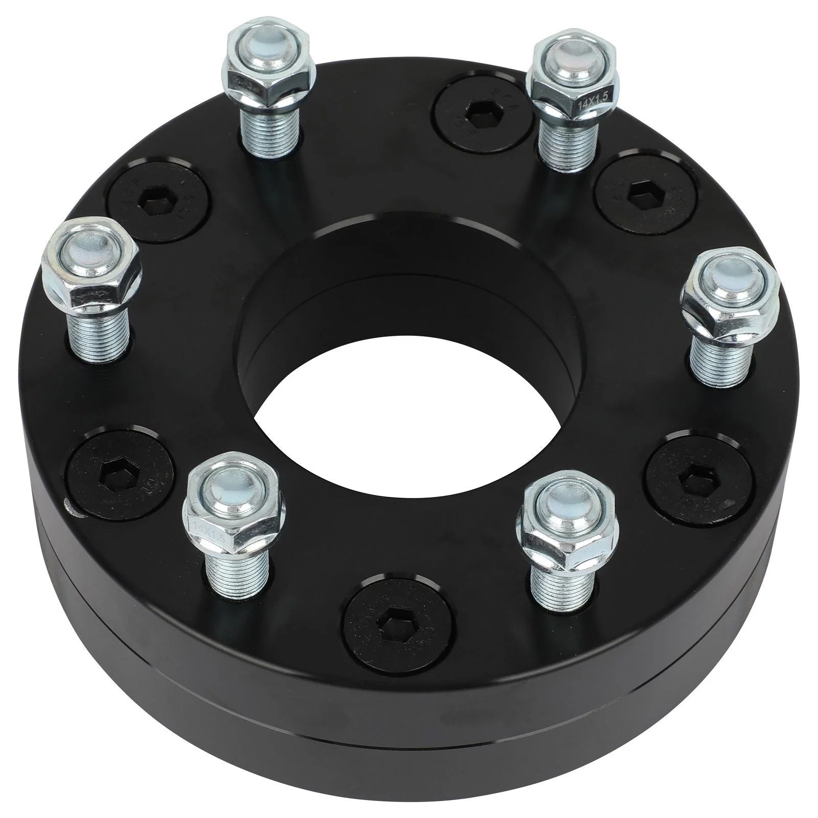 2Pcs 2" 5x5 to 6x5.5 Conversion Wheel Adapters For Jeep 5 Lug to Chevy GMC 6 Lug KOEEP [9]
