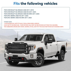 2Pcs 2" 8x180 Hub Centric Wheel Spacers For Chevy Silverado 2500 HD Front Only 6B93BC-57 [3]