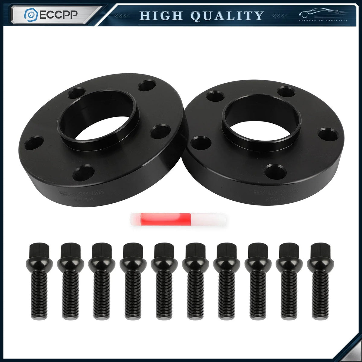 2Pcs 5x112 1 inch Hubcentric Wheel Spacers 14x1.25 For BMW Z4 X5 X6 G11 G12 G30 6B93BC-57 [1]