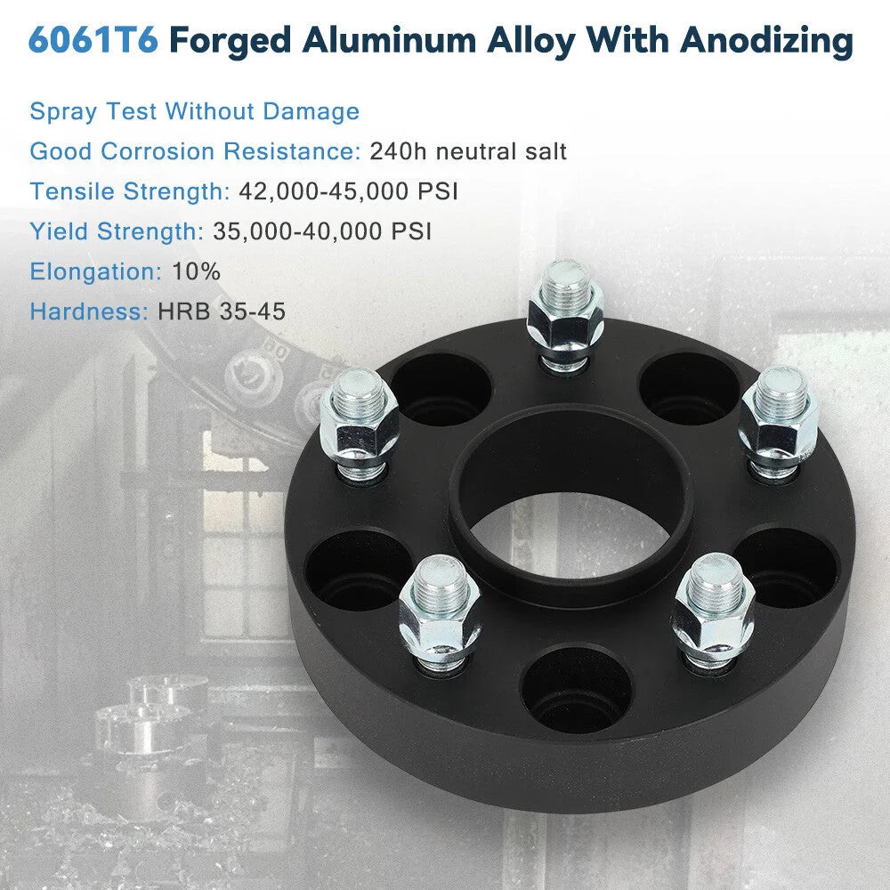 2Pcs 5x120 Hub Centric Wheel Spacers 1.25 inch For Chevy Camaro Cadillac CTS XTS KOEEP [6]